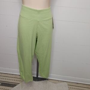 The Earth Collection 100% cotton lime green pants L